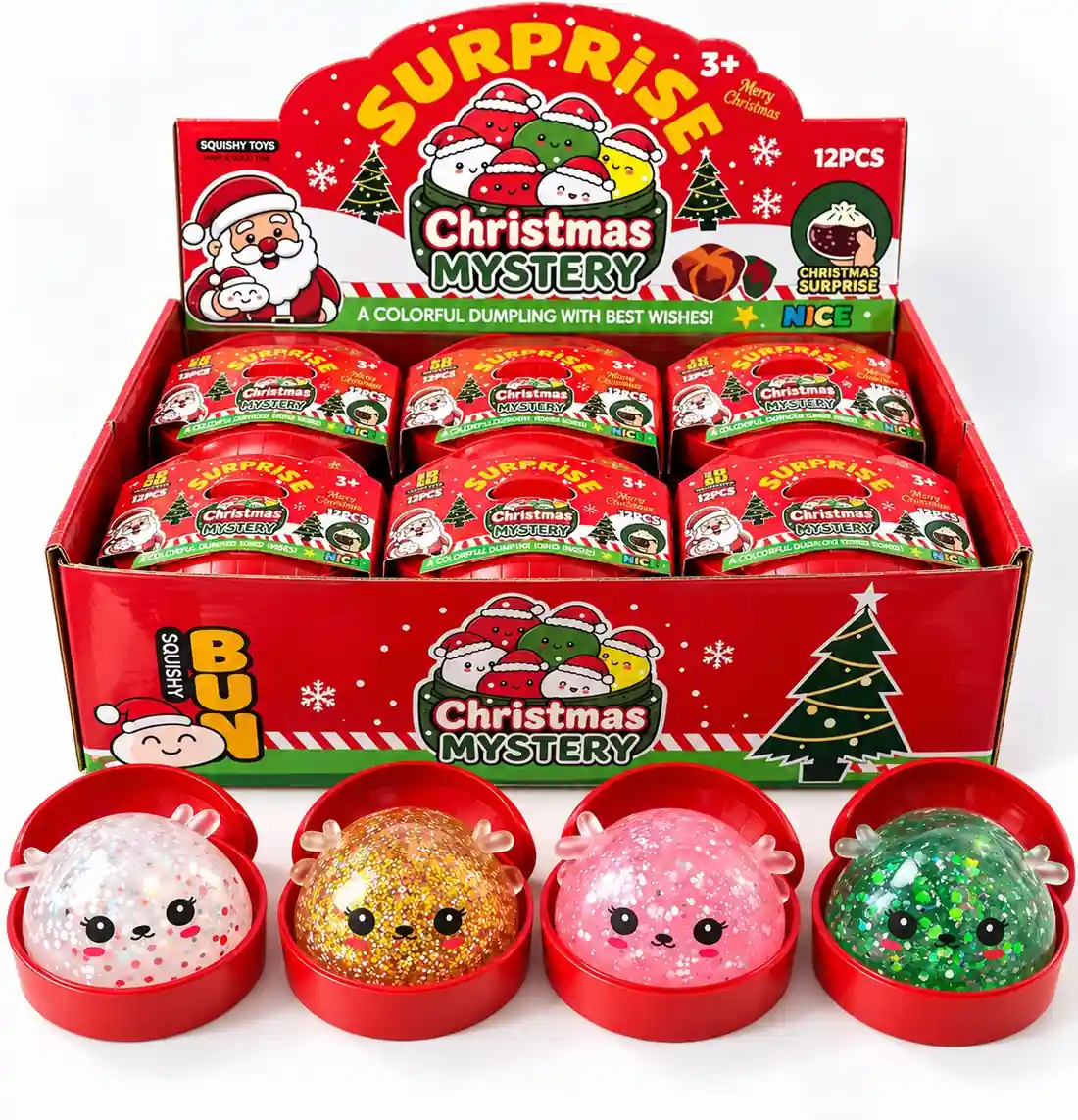 Squishy Dumpling – Christmas Mystery, squishy surprise de Noël