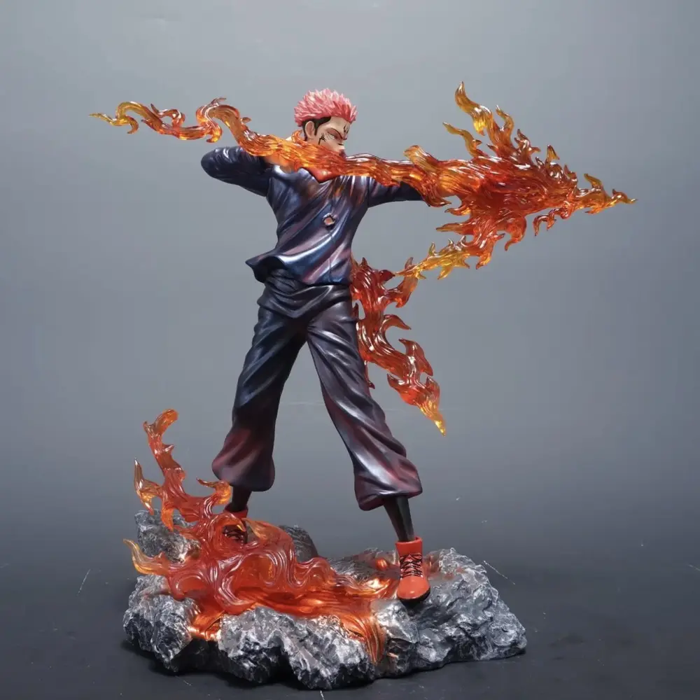 Figurine - Yuji Itadori Flamme Maudite - 30cm