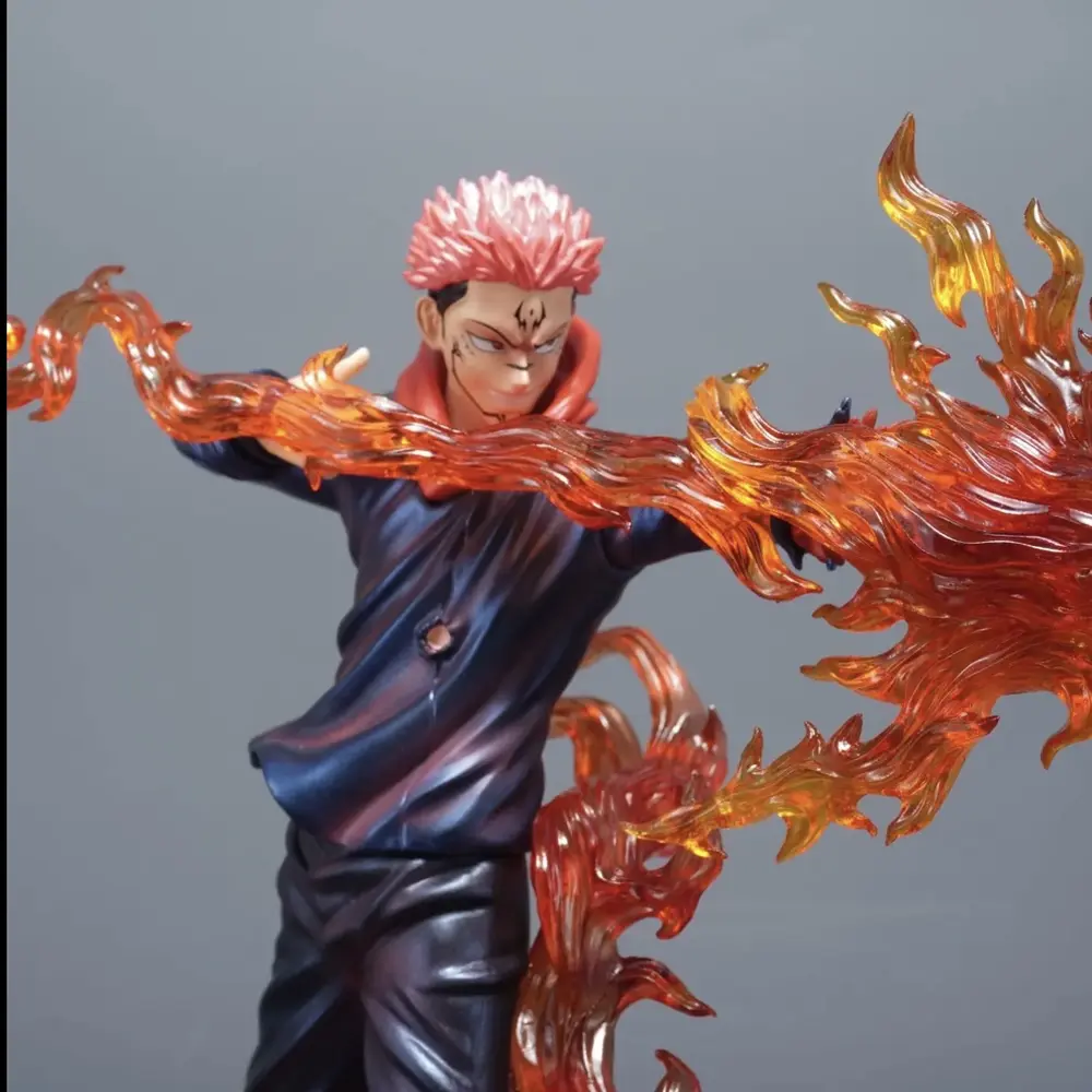 Figurine - Yuji Itadori Flamme Maudite - 30cm
