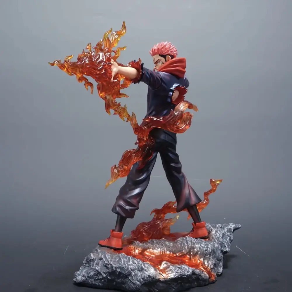 Figurine - Yuji Itadori Flamme Maudite - 30cm