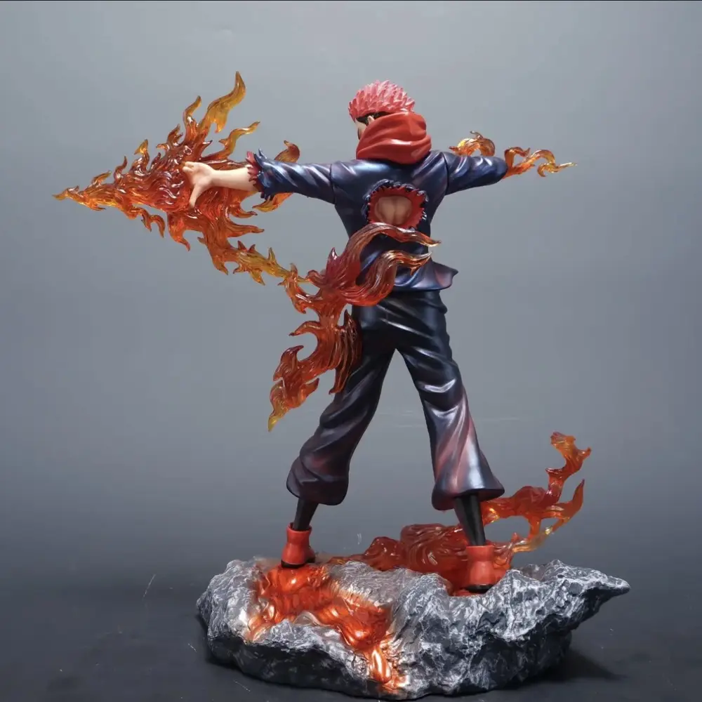 Figurine - Yuji Itadori Flamme Maudite - 30cm