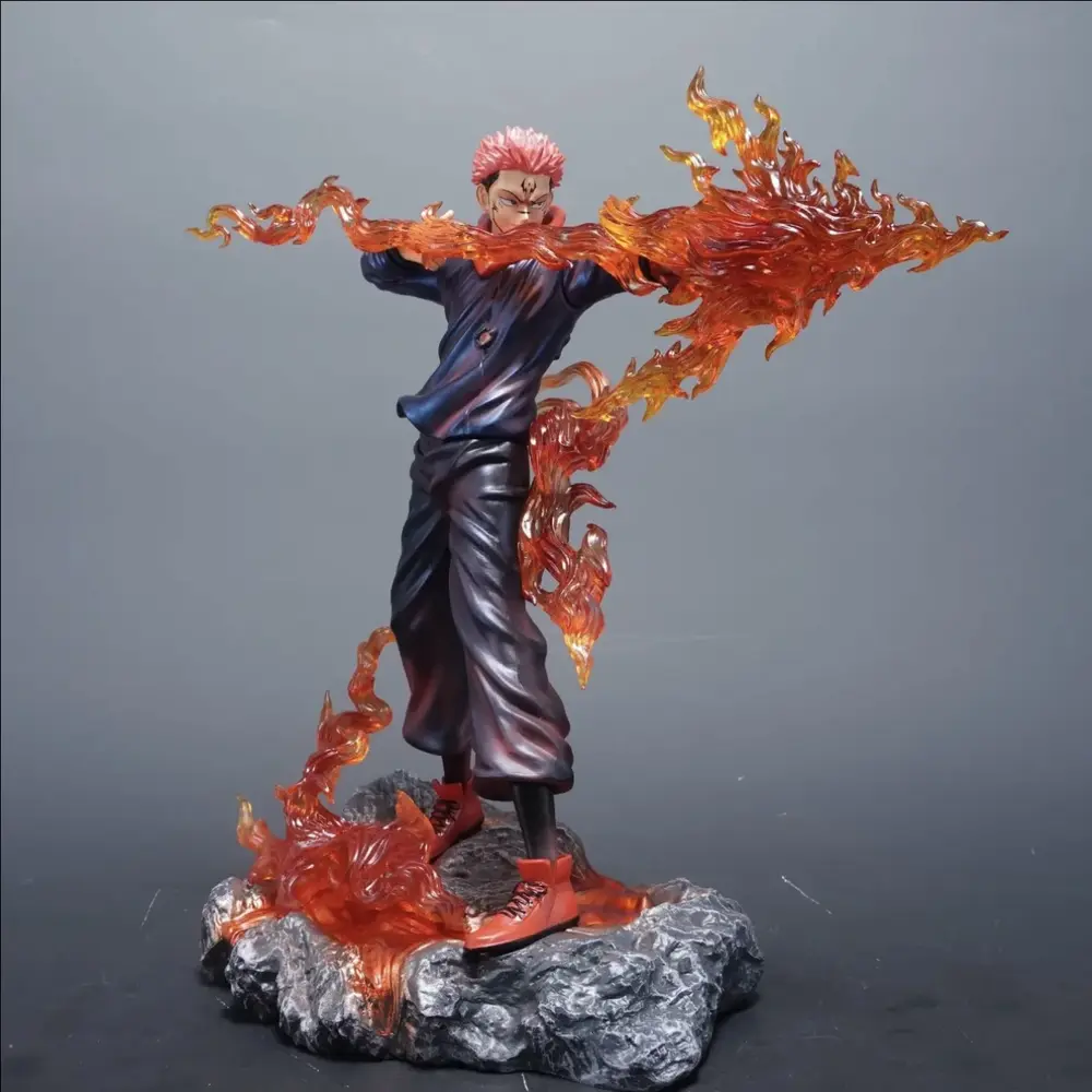 Figurine - Yuji Itadori Flamme Maudite - 30cm