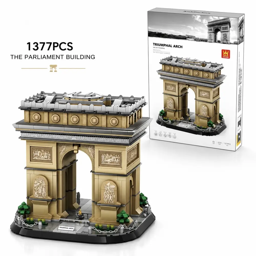 Lego Construction - Arc de Triomphe - 1377 pcs