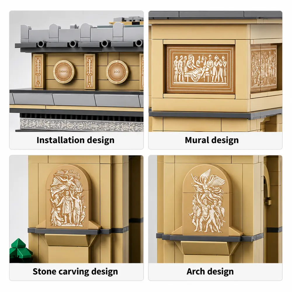 Lego Construction - Arc de Triomphe - 1377 pcs