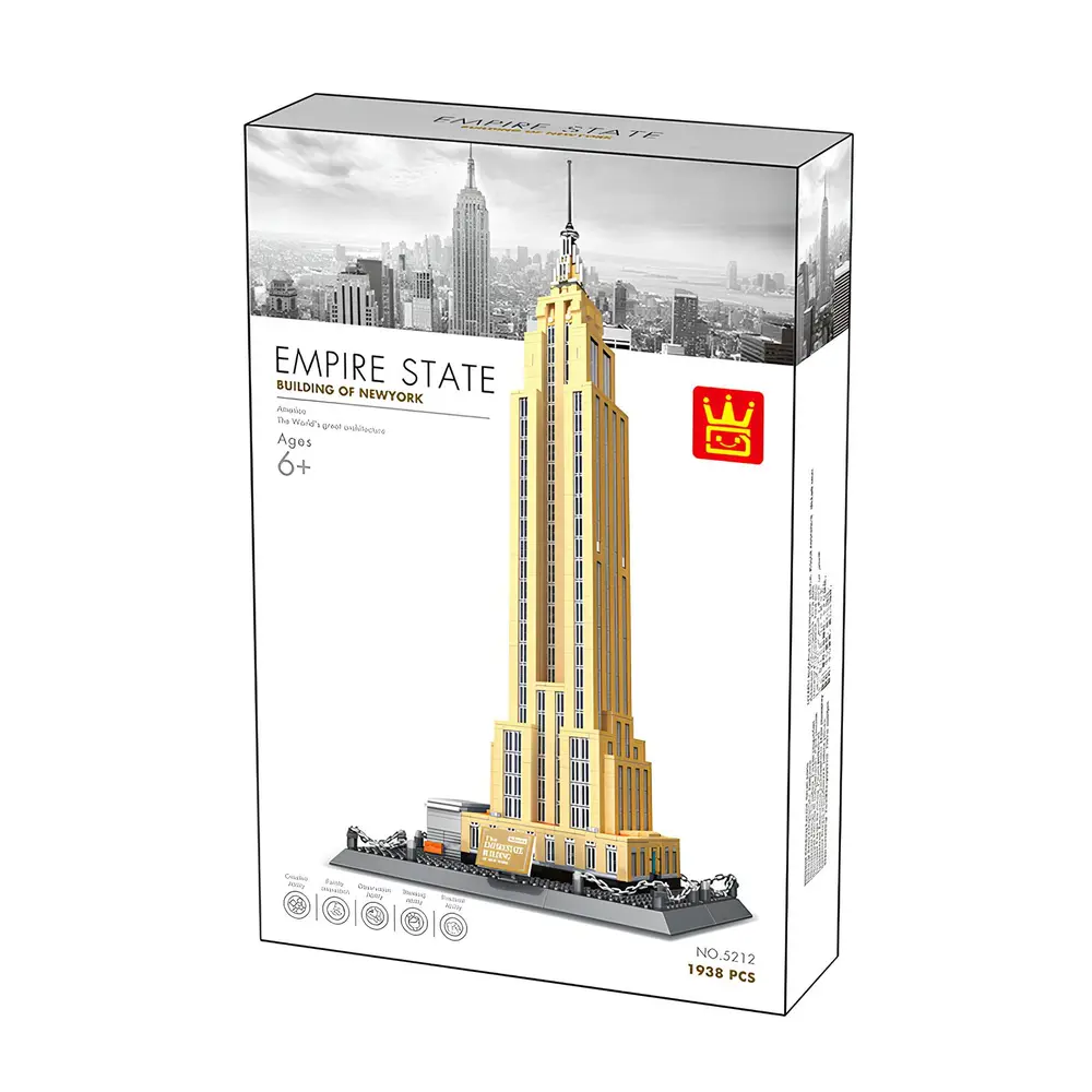 Lego Construction - Empire State Building - 1559 pcs