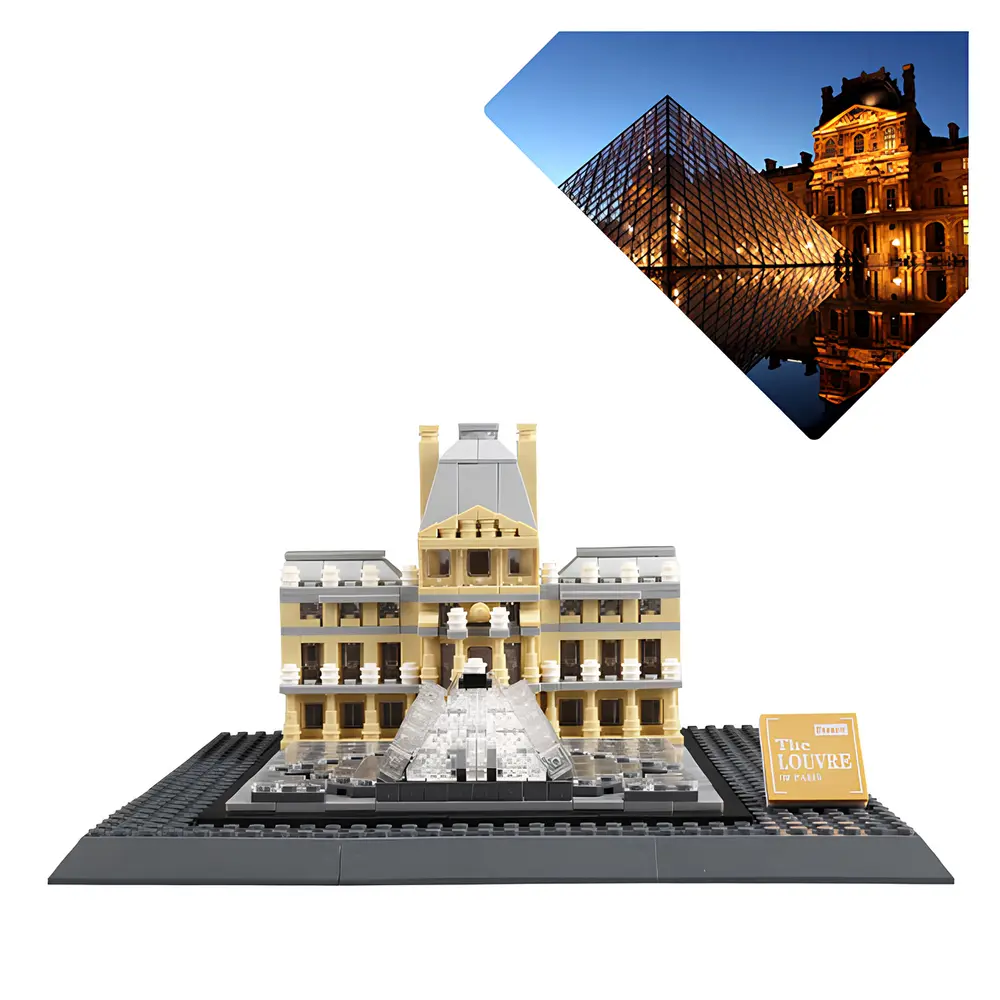 Lego Construction - Le Louvre - 803 pcs