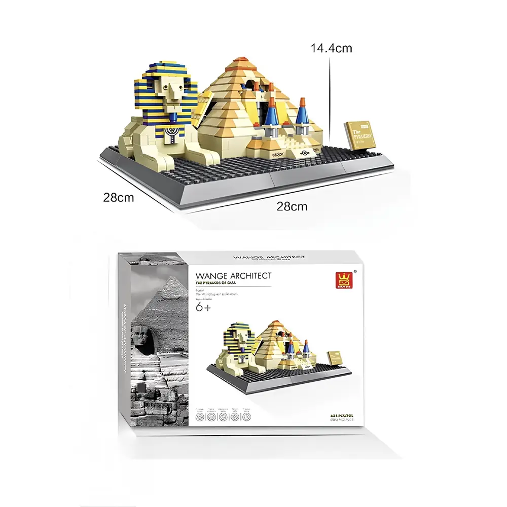 Lego Construction - Pyramide de Gizeh - 623 pcs