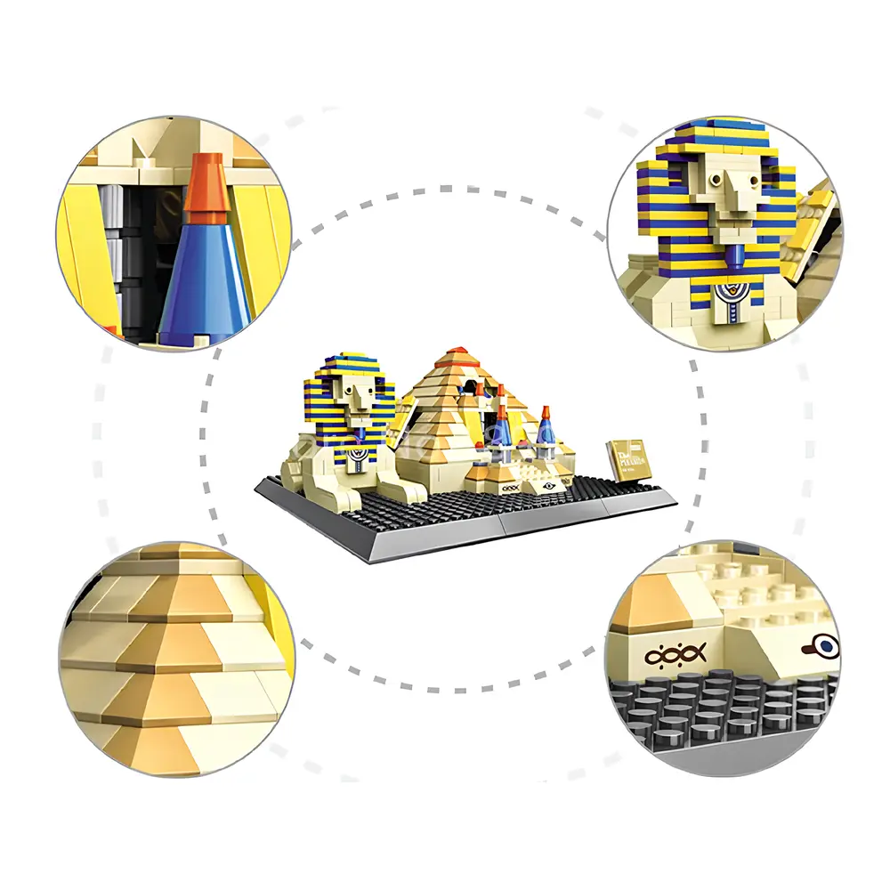 Lego Construction - Pyramide de Gizeh - 623 pcs