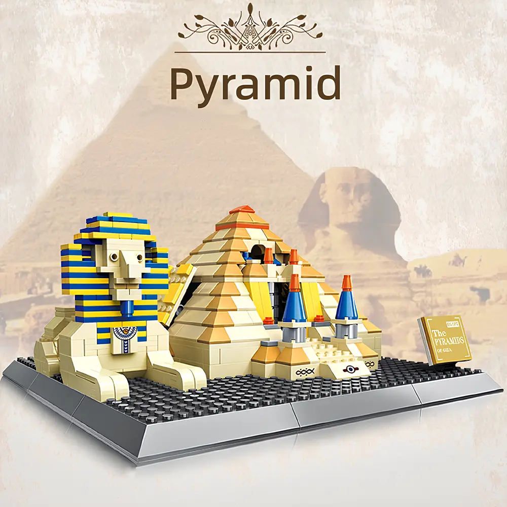Lego Construction - Pyramide de Gizeh - 623 pcs