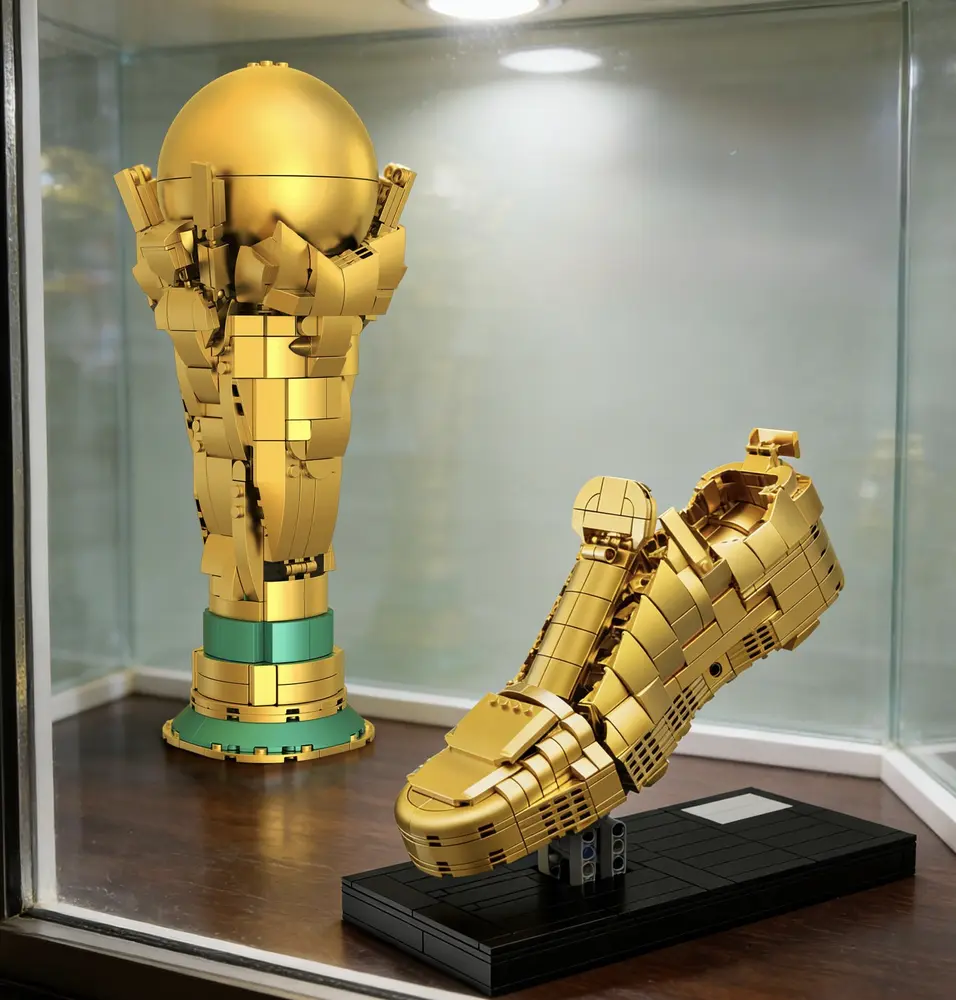 Lego Construction - World Cup Trophy