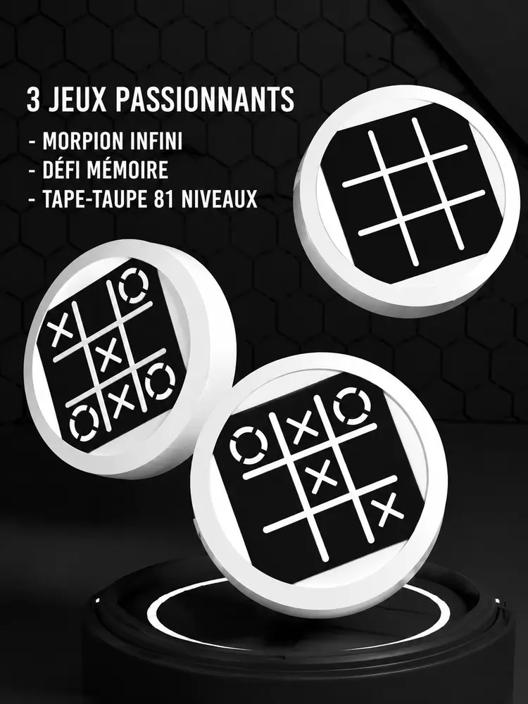 Tic Tac Toe Électronique 4 en 1 